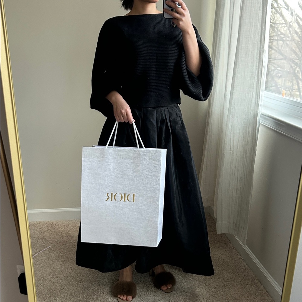 Dior boutique paper shopping bag
